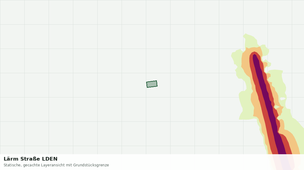 Statische Kartenansicht: Lärm Straße LDEN