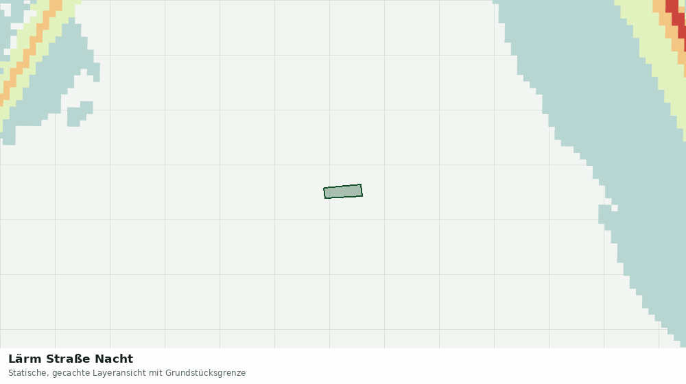 Statische Kartenansicht: Lärm Straße Nacht