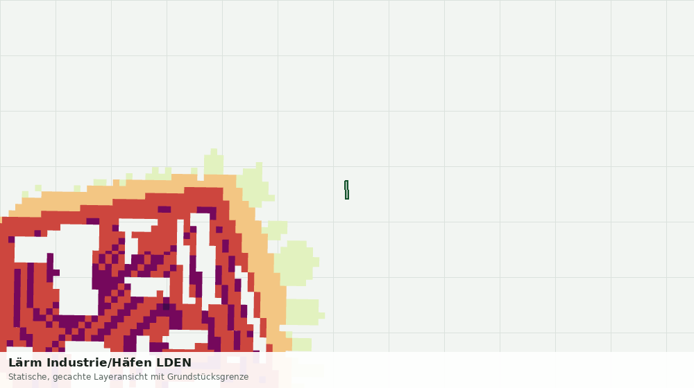 Statische Kartenansicht: Lärm Industrie/Häfen LDEN