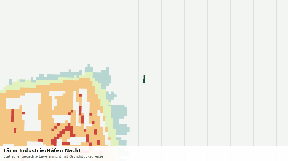 Statische Kartenansicht: Lärm Industrie/Häfen Nacht