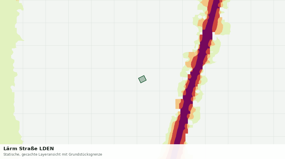 Statische Kartenansicht: Lärm Straße LDEN