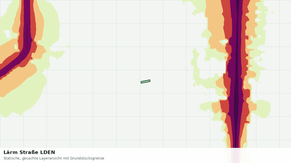 Statische Kartenansicht: Lärm Straße LDEN