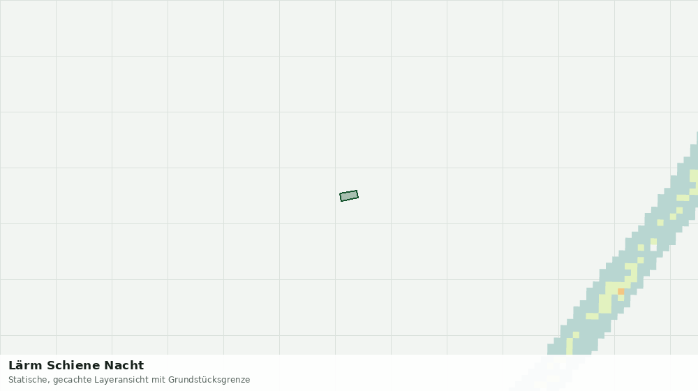 Statische Kartenansicht: Lärm Schiene Nacht