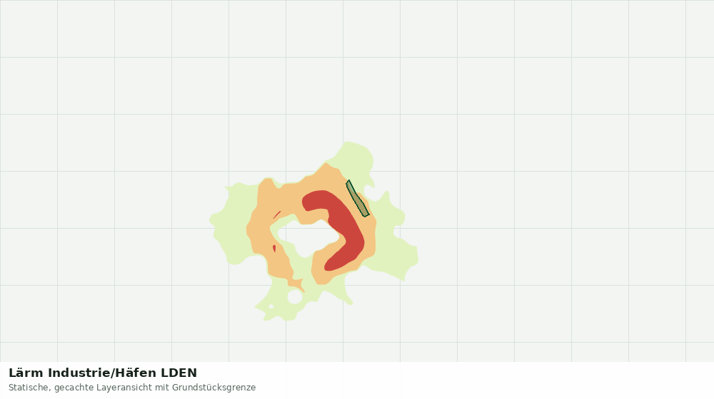 Statische Kartenansicht: Lärm Industrie/Häfen LDEN