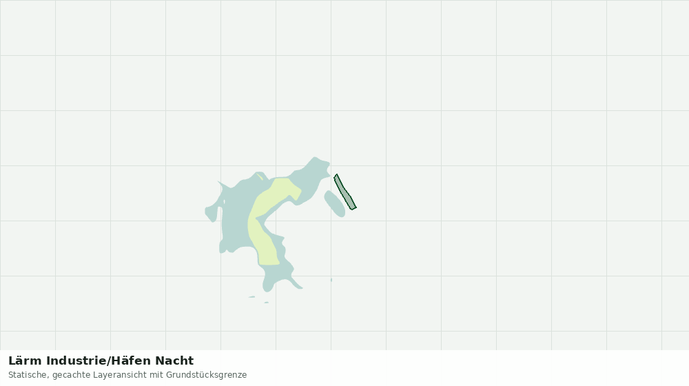 Statische Kartenansicht: Lärm Industrie/Häfen Nacht