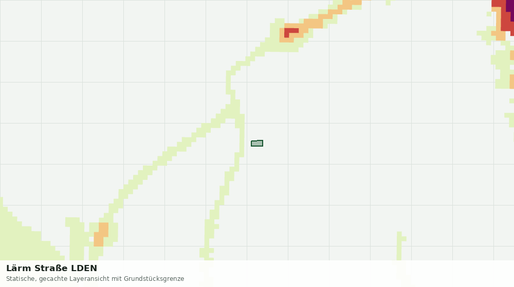 Statische Kartenansicht: Lärm Straße LDEN