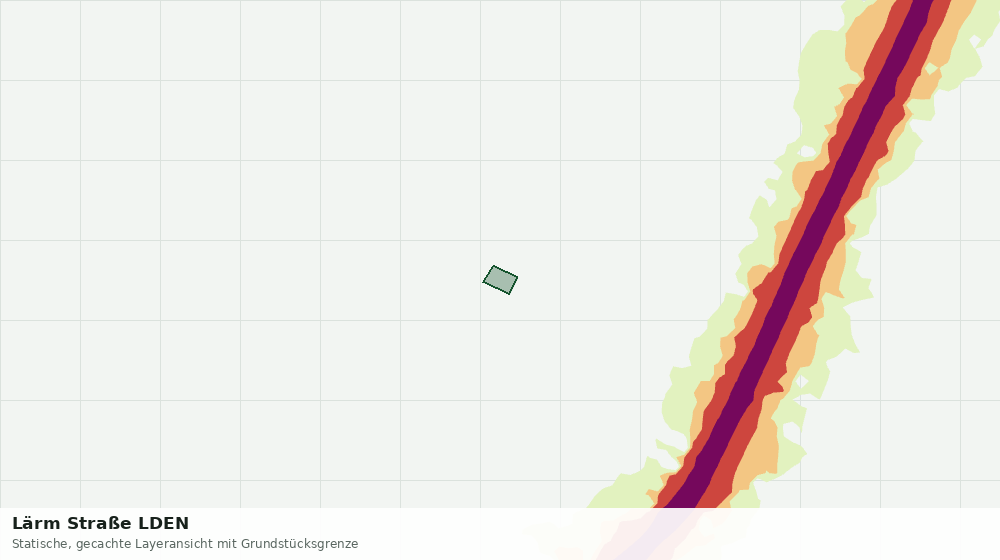 Statische Kartenansicht: Lärm Straße LDEN