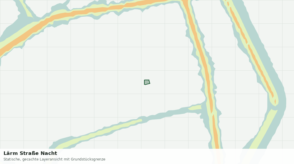 Statische Kartenansicht: Lärm Straße Nacht