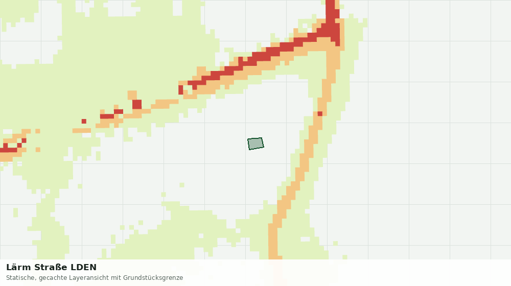 Statische Kartenansicht: Lärm Straße LDEN