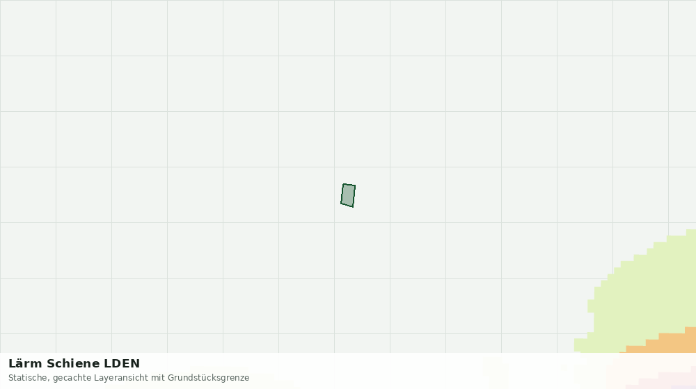 Statische Kartenansicht: Lärm Schiene LDEN