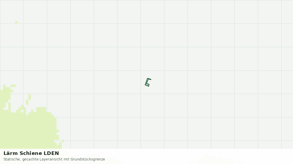 Statische Kartenansicht: Lärm Schiene LDEN