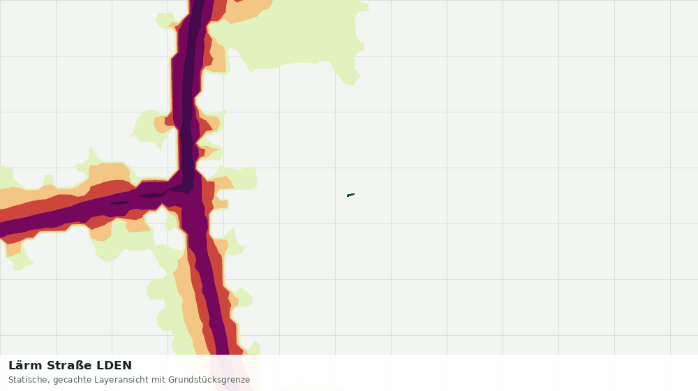 Statische Kartenansicht: Lärm Straße LDEN