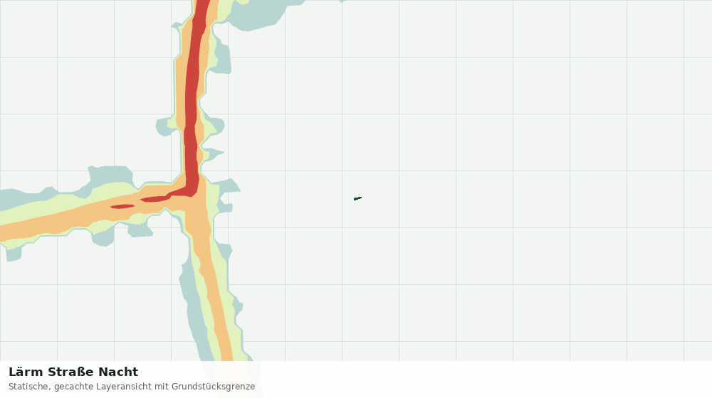 Statische Kartenansicht: Lärm Straße Nacht