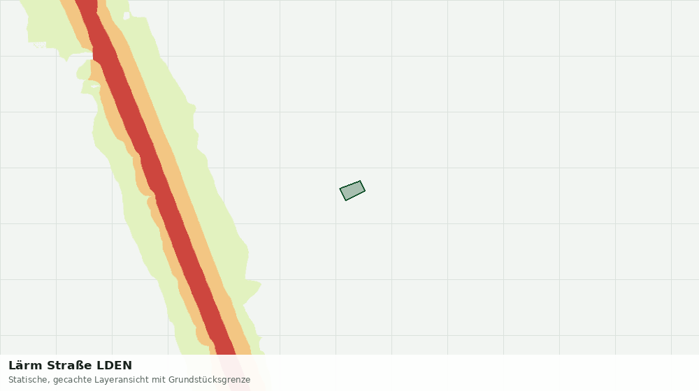 Statische Kartenansicht: Lärm Straße LDEN