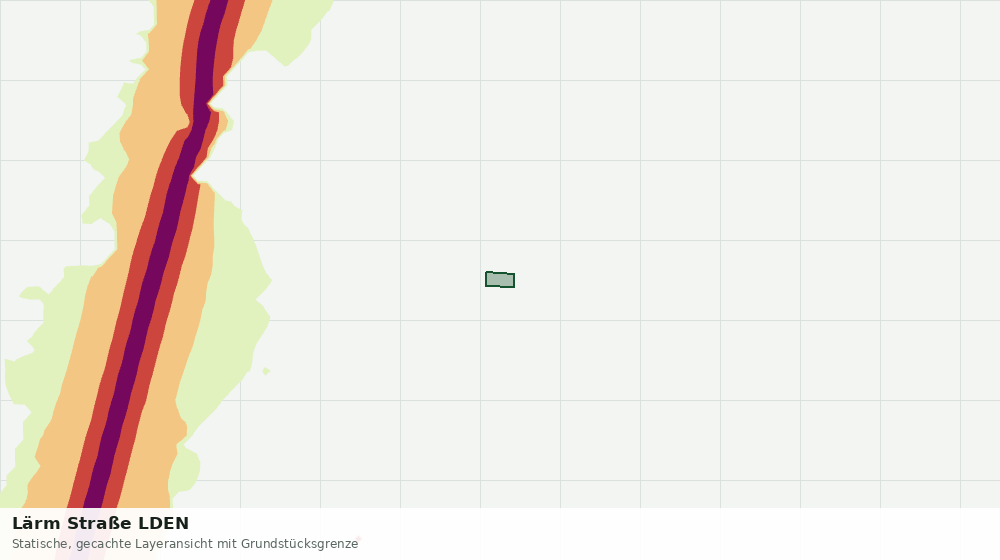 Statische Kartenansicht: Lärm Straße LDEN