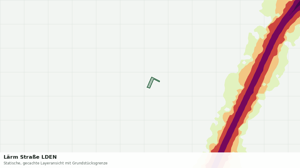 Statische Kartenansicht: Lärm Straße LDEN