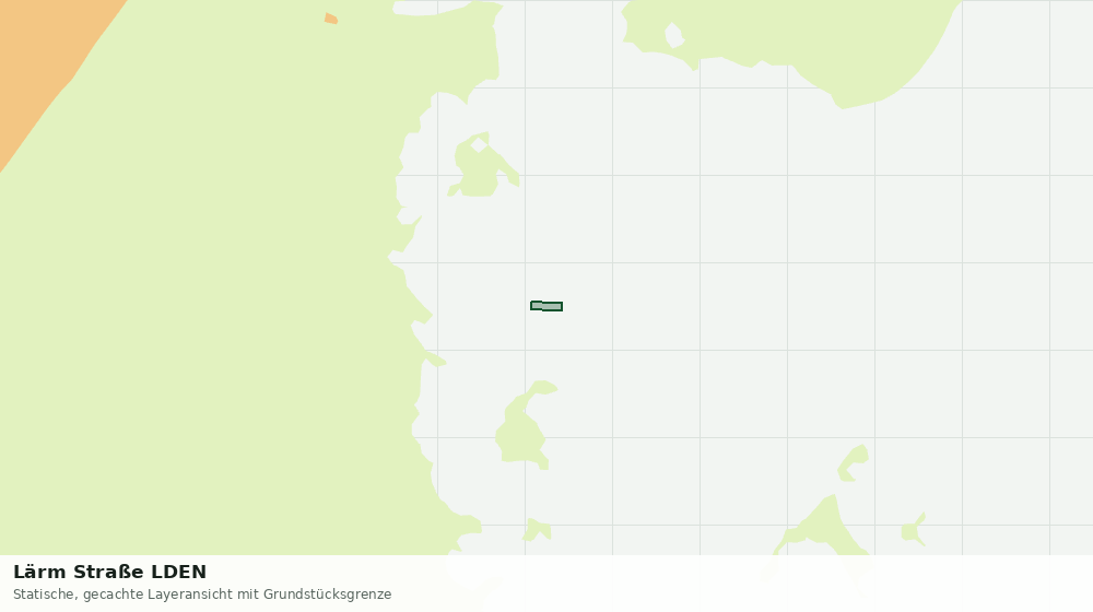 Statische Kartenansicht: Lärm Straße LDEN