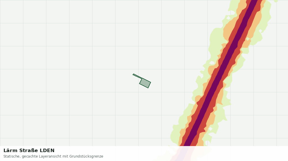 Statische Kartenansicht: Lärm Straße LDEN