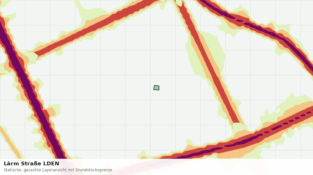 Statische Kartenansicht: Lärm Straße LDEN
