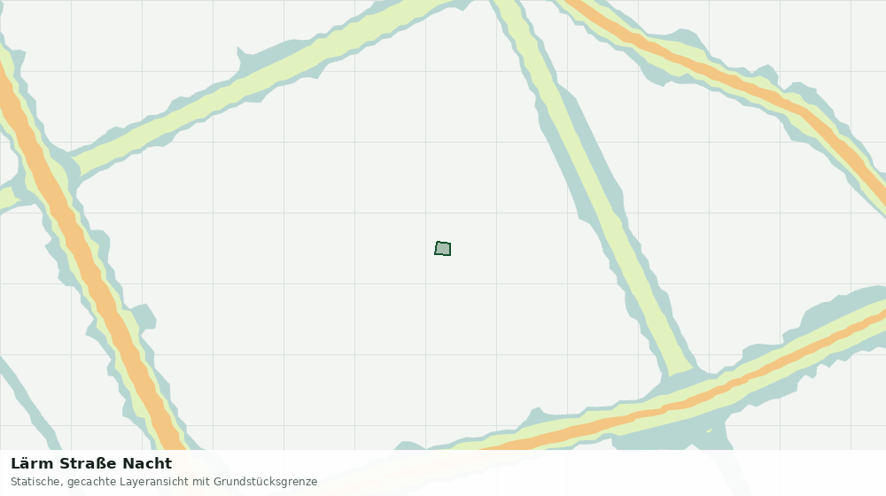 Statische Kartenansicht: Lärm Straße Nacht