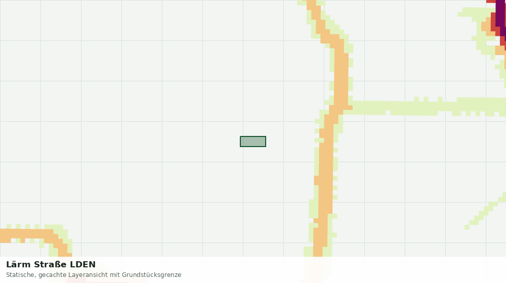 Statische Kartenansicht: Lärm Straße LDEN