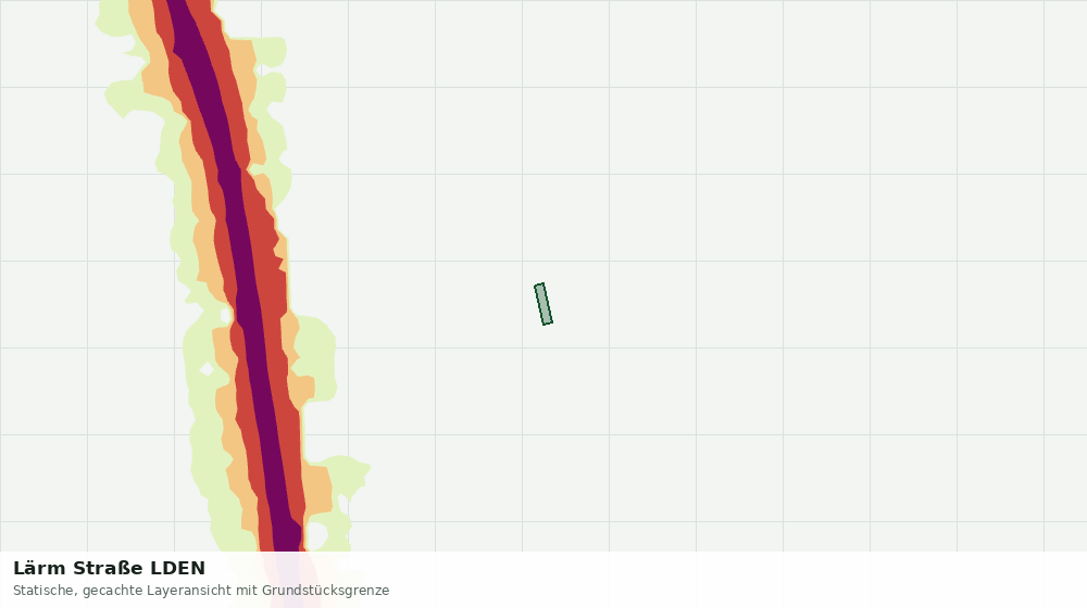 Statische Kartenansicht: Lärm Straße LDEN
