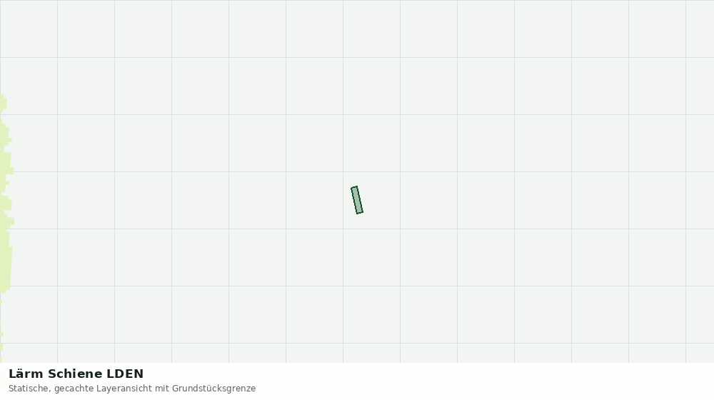 Statische Kartenansicht: Lärm Schiene LDEN