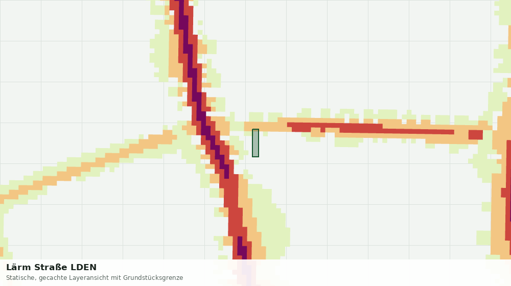 Statische Kartenansicht: Lärm Straße LDEN