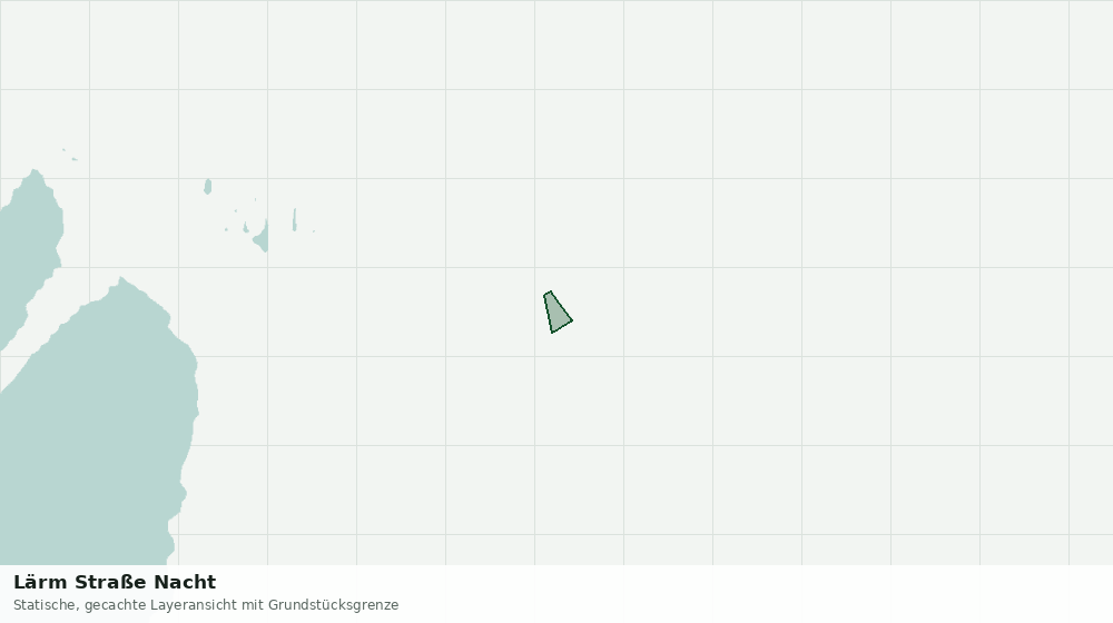 Statische Kartenansicht: Lärm Straße Nacht
