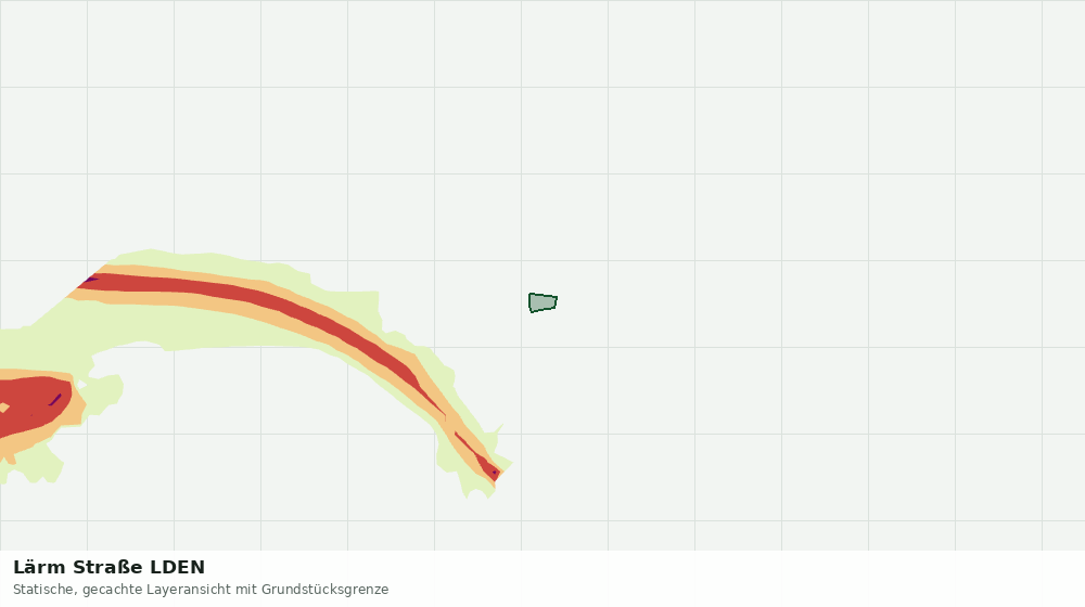 Statische Kartenansicht: Lärm Straße LDEN