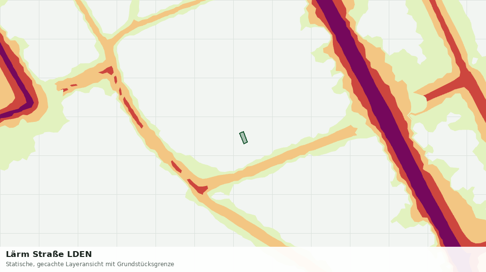 Statische Kartenansicht: Lärm Straße LDEN