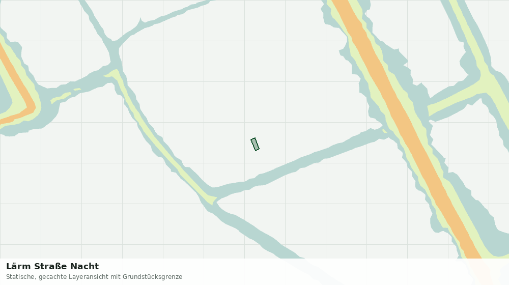 Statische Kartenansicht: Lärm Straße Nacht