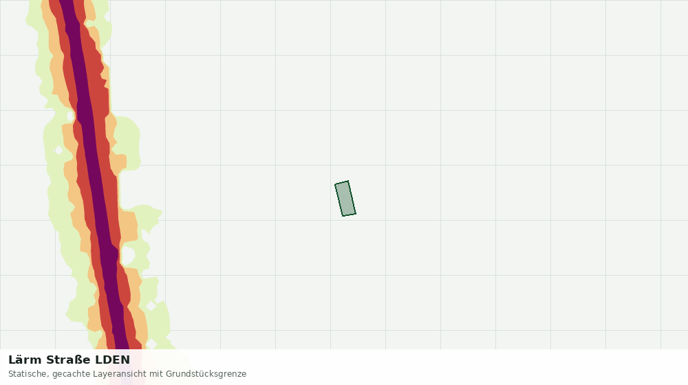 Statische Kartenansicht: Lärm Straße LDEN