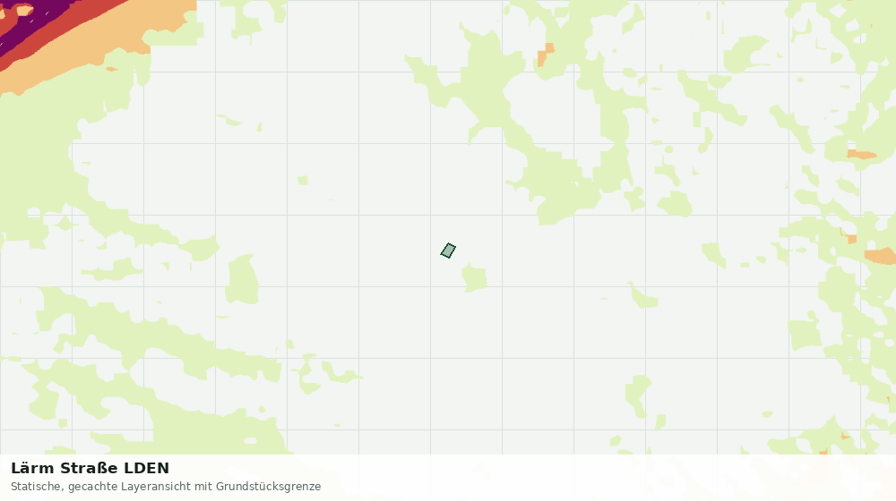 Statische Kartenansicht: Lärm Straße LDEN