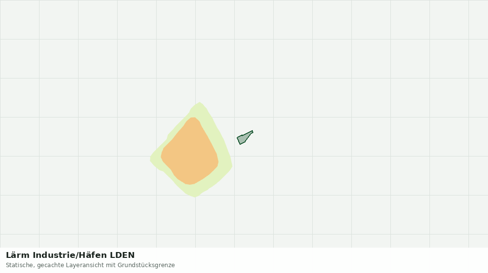 Statische Kartenansicht: Lärm Industrie/Häfen LDEN