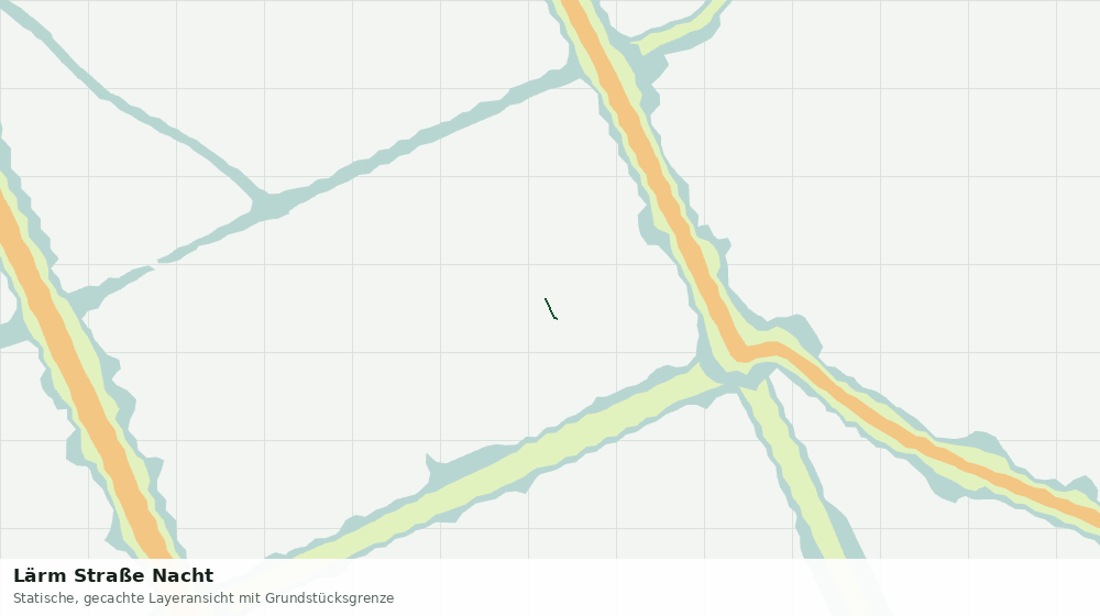 Statische Kartenansicht: Lärm Straße Nacht
