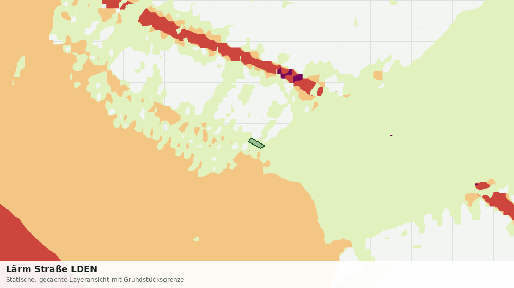 Statische Kartenansicht: Lärm Straße LDEN