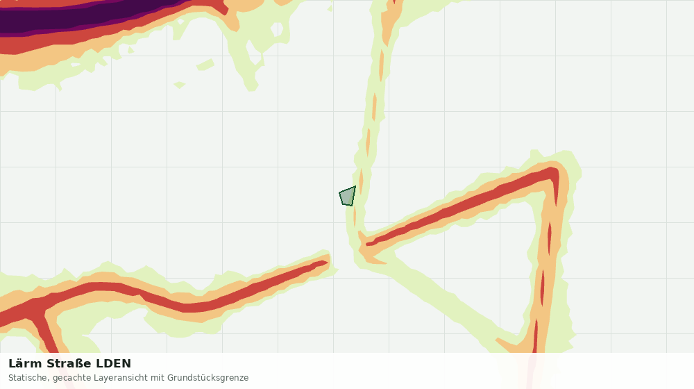 Statische Kartenansicht: Lärm Straße LDEN