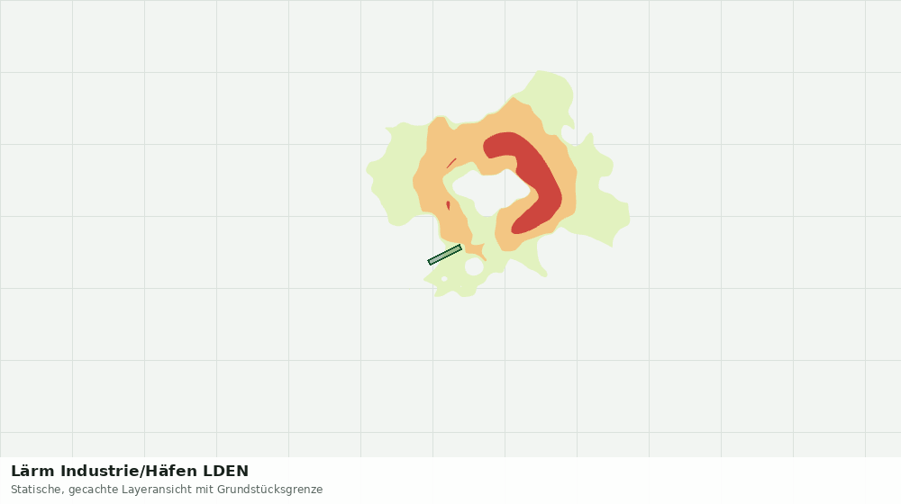 Statische Kartenansicht: Lärm Industrie/Häfen LDEN