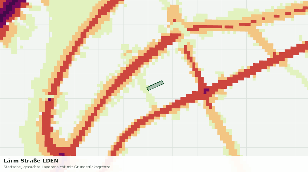 Statische Kartenansicht: Lärm Straße LDEN