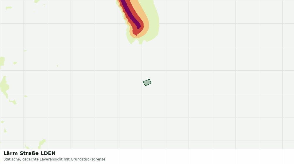 Statische Kartenansicht: Lärm Straße LDEN