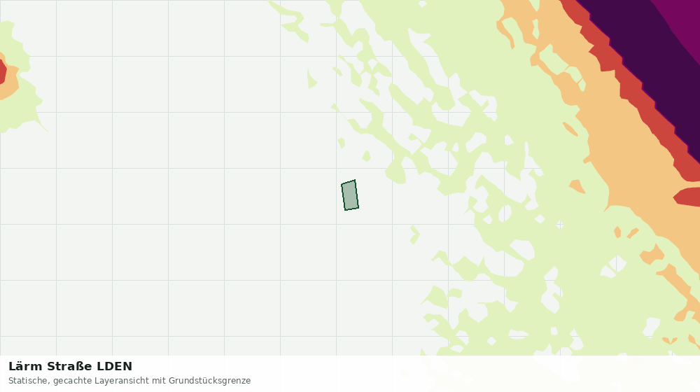 Statische Kartenansicht: Lärm Straße LDEN