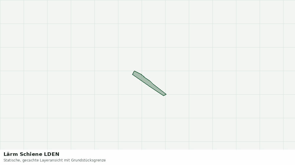 Statische Kartenansicht: Lärm Schiene LDEN