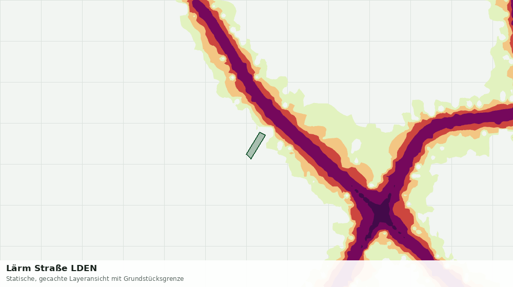 Statische Kartenansicht: Lärm Straße LDEN