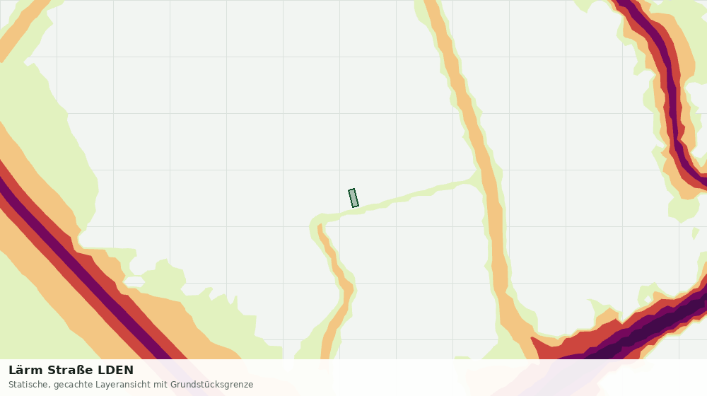 Statische Kartenansicht: Lärm Straße LDEN