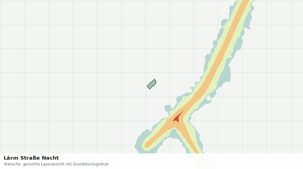 Statische Kartenansicht: Lärm Straße Nacht
