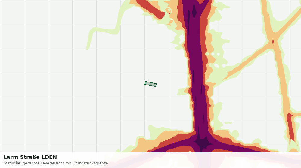 Statische Kartenansicht: Lärm Straße LDEN