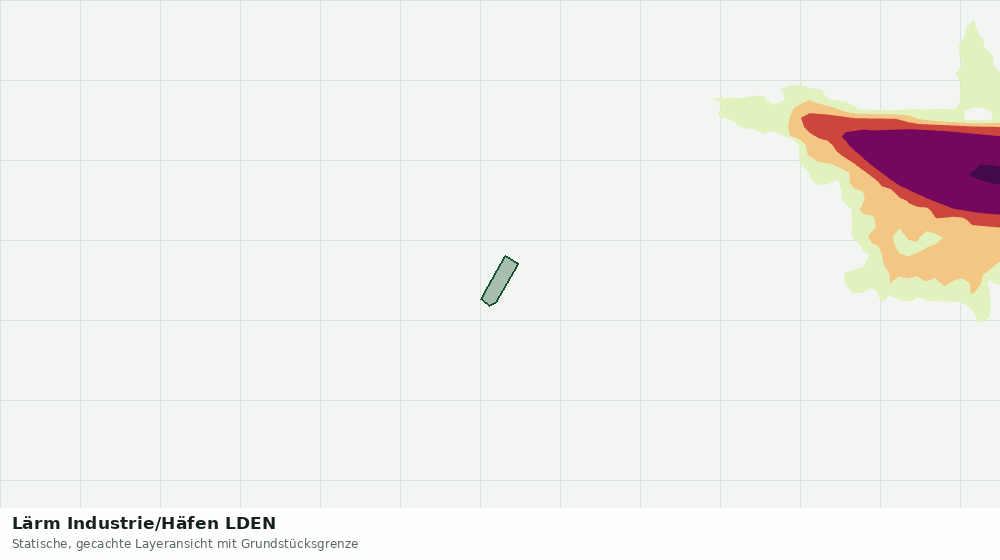 Statische Kartenansicht: Lärm Industrie/Häfen LDEN
