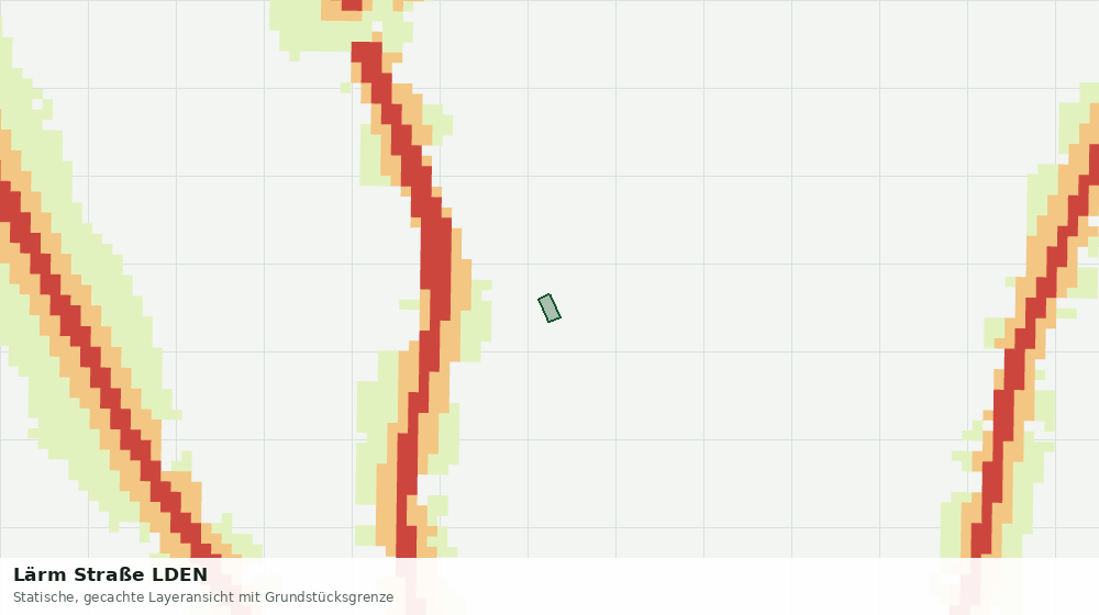 Statische Kartenansicht: Lärm Straße LDEN