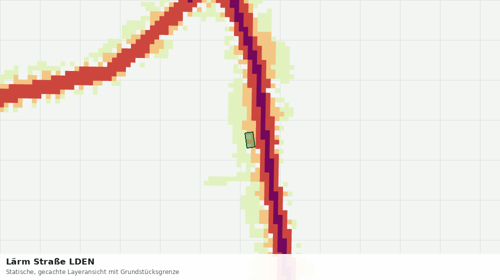 Statische Kartenansicht: Lärm Straße LDEN